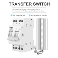 JOTTA 2P 400V Din Rail MTS สวิตช์โอนเองคู่สวิตช์ Interlock เบรกเกอร์ชิ้นส่วนวงจรไฟฟ้า