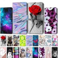 [HOT] PU หนังเคสโทรศัพท์สำหรับ Huawei Y5 Y6 2017 Y7 Y9 Prime 2018 2019กระเป๋าเงินสไตล์ฝาพับแบบเปิดปิดทาสี