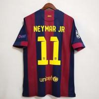 ❁℡☼ Retro 14 15 Barcelona Football Jerseys NEYMAR JR MESSI Vintage Men Soccer Shirts Thailand