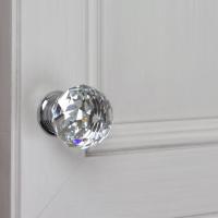 【CW】 crystal knobs and handles invisible door lock round drawer knob cupboard handle for furniture bedroom