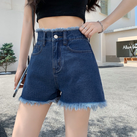 Korean fashion denim short Highwaist Denim short maong shorts | Lazada PH