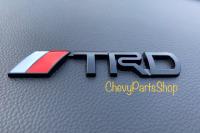 โลโก้ TRD สีดำ  Logo TRD พร้อมกาวสองหน้า