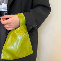 Knit Color Shopping Wide Shopping Bags Bags Wrist Handbag Casual Women Bag Knit Handbag Tote Bag Knot Wrist Bag