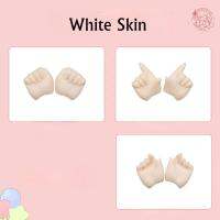 ท่าทางมือตุ๊กตา Imomo 3คู่/เซ็ต1/6ผิวสีขาว/สีแทนอุปกรณ์เสริมสำหรับ Diy สำหรับสาวๆแต่งตัวของเล่น