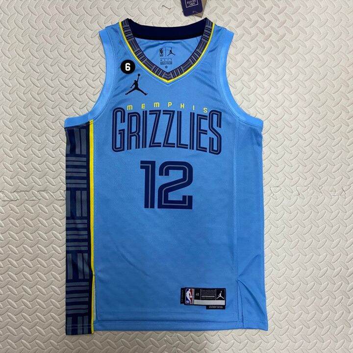 Hot Men's 2023NBA Memphis Grizzlies Ja Morant 2023 Blue Basketball ...