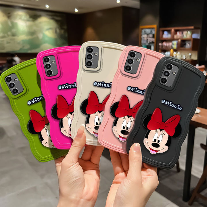 jiefie-เคสโทรศัพท์มินนี่น่ารักสำหรับ-samsung-galaxy-a03-a04s-a13-a14-a20-a30-a20s-a33-a34-a53-a54-a03s-a04-ขอบคลื่นนุ่มเคส-iphone-ปกป้องกล้อง-tpu