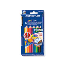 STAEDTLER ดินสอสี 12 สี แท่งยาว 12 colored pencils