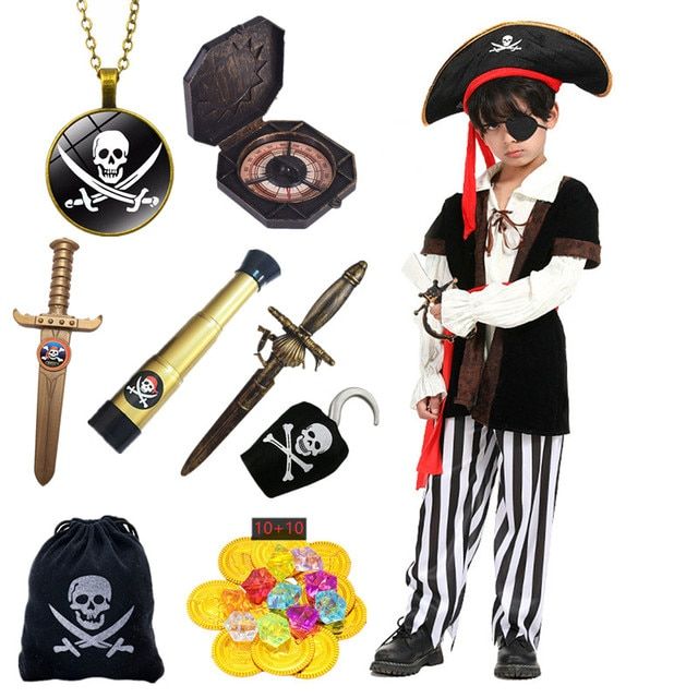 pirate-costume-kids-deluxe-costume-pirate-sword-compass-binoculars-gold-coins-diamonds-pirate-accessories-for-halloween-party