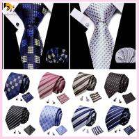 SNSQDYW0010 คลาสสิกแบบคลาสสิก Cravat การออกแบบใหม่ล่าสุด ผ้าไหมโพลีเอสเตอร์ เน็กไท อุปกรณ์เสริมเสื้อ ธุรกิจสำหรับธุรกิจ กระเป๋าสี่เหลี่ยม สำหรับผู้ชาย