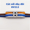 Cút nối dây điện đôi 2p 2 cổng vào 2 cổng ra kv212 pct-222 - ảnh sản phẩm 1
