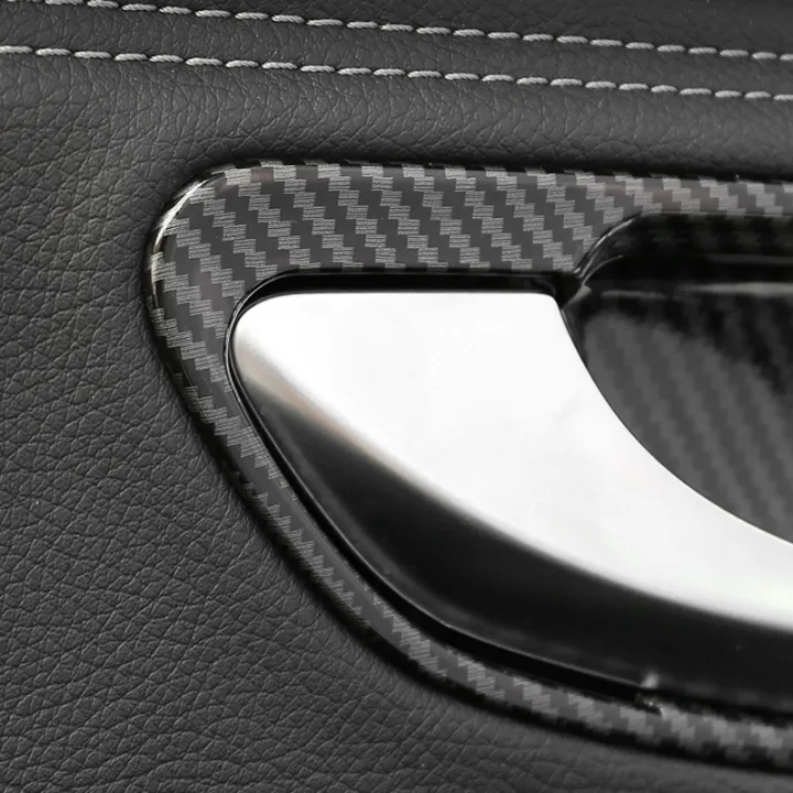 carbon-fiber-car-door-handle-bowl-cover-trim-for-mercedes-benz-c-e-glc-class-w205-x253-glc260l-e3000l-c200l-2015-2021