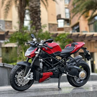 A112 Ducati Streetfighter ล้อแม็กรถจักรยานยนต์รุ่น D Iecast จำลองโลหะแข่งถนนรถจักรยานยนต์รุ่นแสงเสียงเด็ก GiftM