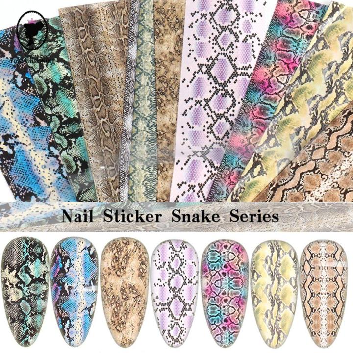 Snake Skin Nail Foils Set