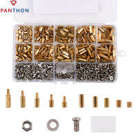 ชุด M3ชิ้น/เซ็ต PANTHON 910ชุดแบบแยกสลักเกลียวแกนทองแดงกล่องหัวเดี่ยวดับเบิลพาสน็อตเสาทองแดง