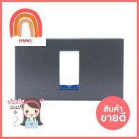 หน้ากาก 1 ช่อง SIEMENS 5TG9 860-5PB04 สีดำWALL PLATE SIEMENS 5TG9 860-5PB04 1-GANG BLACK **คุณภาพดี**