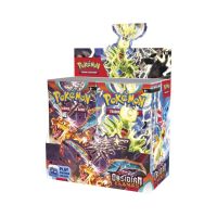 ใหม่ล่าสุด Pokémon TCG สีแดงม่วงและสีม่วง-Obsidian Flames Booster Display Box (36แพ็ค) การ์ดเทรดคอลเลกชันเกมการ์ดของเล่น