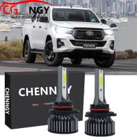 ชุดหลอดไฟหน้าฮาโลเจน LED 6000K 2016-2020 2018 2017 แบบเปลี่ยน สําหรับ Toyota Hilux GUN125 รับประกัน 24 เดือน