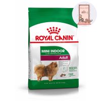 HOG อาหารสุนัข Royal Canin Mini Indoor Adult  โต ขนาดเล็ก  3kg. อาหารหมา  สำหรับสุนัข