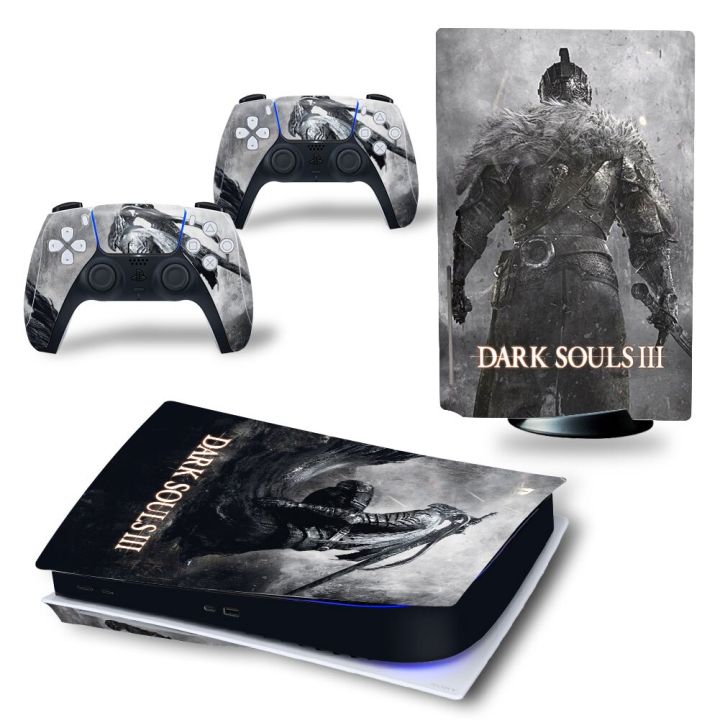 (MQ สไตล์ใหม่) Dark Souls 3ผิวควบคุมขายส่งสำหรับ Ps5สติกเกอร์สกินตัวควบคุมคอนโซล #3749กรอบและที่คลุม