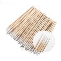 ☬ Disposable Cotton Swab Lint Free Micro Brushes Wood Cotton Buds Swabs Ear Clean Stick Eyelash Extension Glue Removing Tool