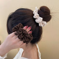 Women High Elastic Towel Hair Band Hair Circle Rope Fashion Hair Ring Ponytail Holder Hair Accessories Binding Hair Headdress