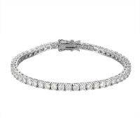 0.2ct/3.5mm moissanite diamond tennis bracelet สร้อยข้อมือเงิน ประดับเพชรโมอิส