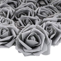 7cm PE Foam Fake Roses Head Artificial Flowers For Wedding Party Home Decoration DIY Accessories Fake Flowers Craft Flower Wall Artificial Flowers  Pl