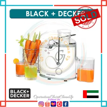 BLACK+DECKER Juice Extractor with Wide Feeding Chute 1.3 L 400.0 W
