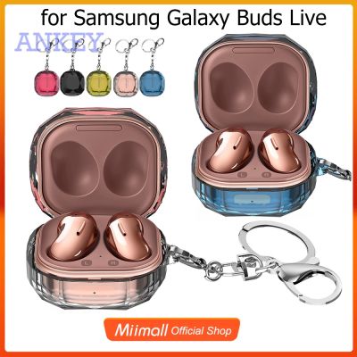 Suitable for Samsung Galaxy Buds Live / Buds Pro / Buds 2 Case Diamonds Carrying Case Hard Protective Cover Skin with Keychain for Samsung Galaxy Buds Live 2020