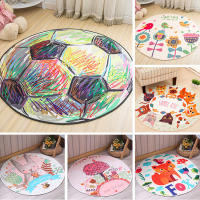 Cartoon Magic Circle Rabbit Printed Puzzle Mats Children Round Carpet Diameter 60-160cm Baby Play Mat Area Rug Anti-slip