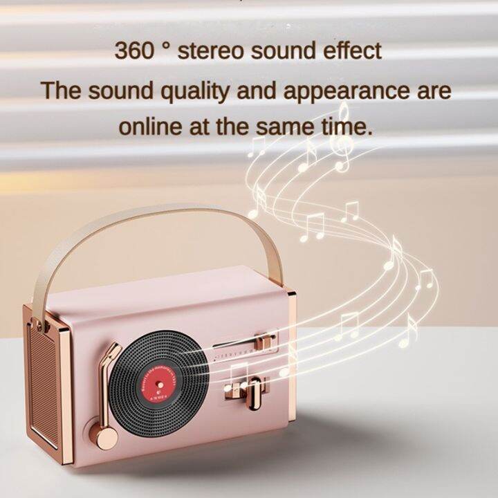 new-retro-bluetooth-v5-3-speaker-with-noise-canceling-microphone-outdoor-portable-speaker-mini-vinyl-music-player-tf-card-aux