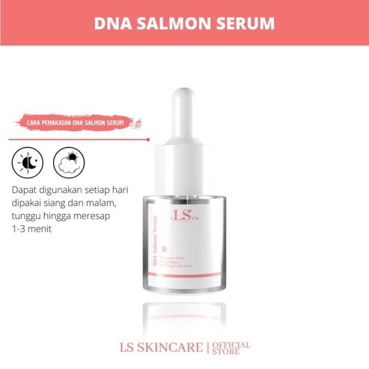 LS SKINCARE SERUM CELL DNA SALMON / SERUM PERAWATAN WAJAH WHITENING ...