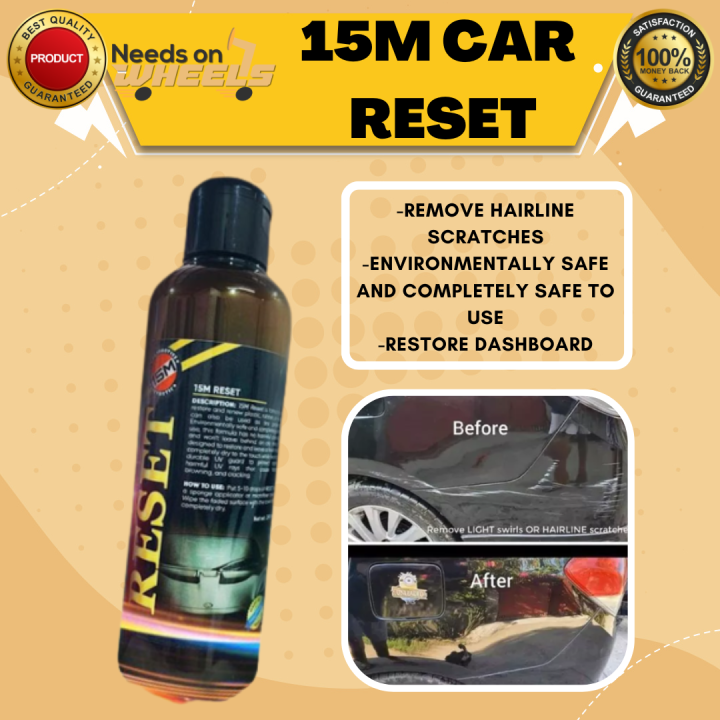 15M CAR RESET Car Polisher Restore Faded And Renew Plastic, Rubber