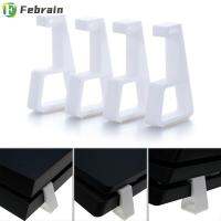 FEBRAIN 4PCS ติดแบน เพิ่มการสนับสนุน ฐาน วงเล็บ ขาคูลลิ่ง ที่วางคอนโซล ยืน