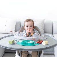 3 in1 Baby Bib Table Cover Dining Chair Gown Waterproof Saliva Towel Burp Apron Food Feeding towel Gown/tray/storage bag