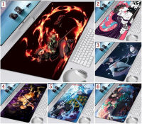 Anime Demon Slayer Kimetsu No Yaiba Gaming Large Mouse Pad Computer Mousepad XXL Lock Edge Mause Pad Keyboard Desk Mat