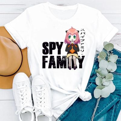 Anime Tshirts Spy X Family Anya Forger Cotton Tshirt Cool 100% Cotton Gildan