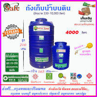 Power Line by SAFE-4000L/ถังเก็บน้ำสีน้ำเงิน 4000 ลิตร ส่งฟรีกรุงเทพปริมณฑล