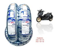 ยางนอก(IRC) IZ-Ss XMAX300,FORZA350 เบอร์เดิมติดรถ หน้า120/70-15,หลัง140/70-14(อะไหลแต่งXMAX300,FORZA350)