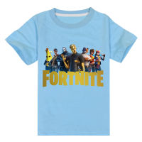 Fortnites ชายฤดูร้อนเสื้อยืดเสื้อแขนสั้นสำหรับเด็กหญิง O-Neck แฟชั่นบุคลิกภาพสั้นเสื้อยืด All-Match ใหม่การ์ตูน T090เด็กเสื้อผ้าสบายๆแบบสบายๆกีฬา Tees