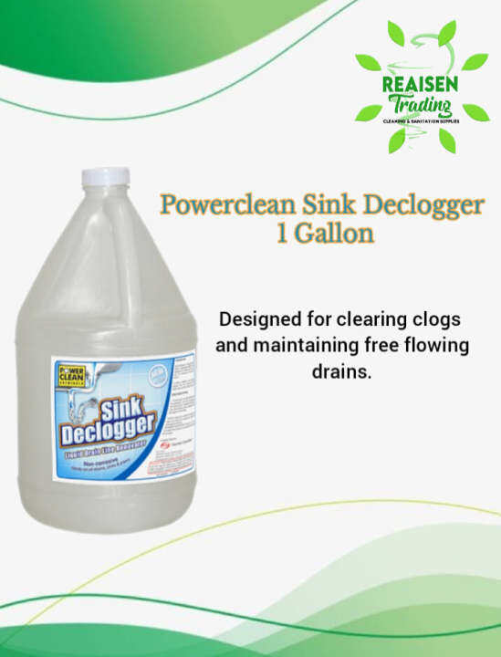 Best Price Sink Declogger 1 Gallon Quickly dissolves organic matter that commonly clogs drains