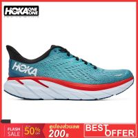 รองเท้าวิ่งหนานุ่มและเบา เหมาะสำหรับในทุกๆ วัน HOKA ONE ONE MENS CLIFTON 8 REAL TEAL AQUARELLE 1119393-RTAR  รองเท้าลำลอง รุ่นท็อป โดดเด่นด้วยการ