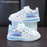 【hot】✘✌  Girls Shoes Leather Cartoon Frozen Baby Flats Size 26-3