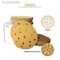 ☢☋ 6 Inch 150MM 15 Holes 60-2000 Grits Hook and Loop Aluminum Oxide Wet Dry Sandpaper Sanding Disc for Car Wood Auto Paint