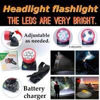 Headlight Flashlight ไฟฉายติดศรีษะ หลอดไฟ Led ปรับได้ 2 ระดับหัวไฟปรับระดับได้ ชาร์ตแบตในตัว