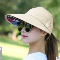 Lasted Wide Brim Caps Anti-uv Top Hats for Ladies New Protection Beach Hat