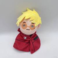 YF TRIGUN STAMPEDE Vash the Stampede Plush Dolls with Cloak Stuffed Toys For Kids Home Decor Gifts Anime Dolls FY