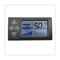 24โวลต์36โวลต์48โวลต์ S861จอแอลซีดี Ebike จอแสดงผลแดชบอร์ดสำหรับจักรยานไฟฟ้า BLDC ควบคุมแผงควบคุม (5PIN)