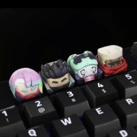 ECHOME Original Anime Keycaps Custom 3D Resin Key Cap for Mechanical Keyboard Cyberpunk: Edgerunners Cute Artisan Keycap Gift