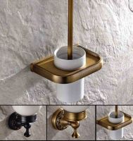 toilet wall mounted antique toilet brush holder toilet accessory